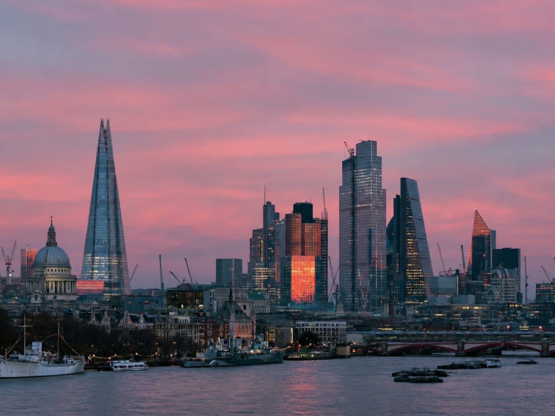 London Sunset Skyline