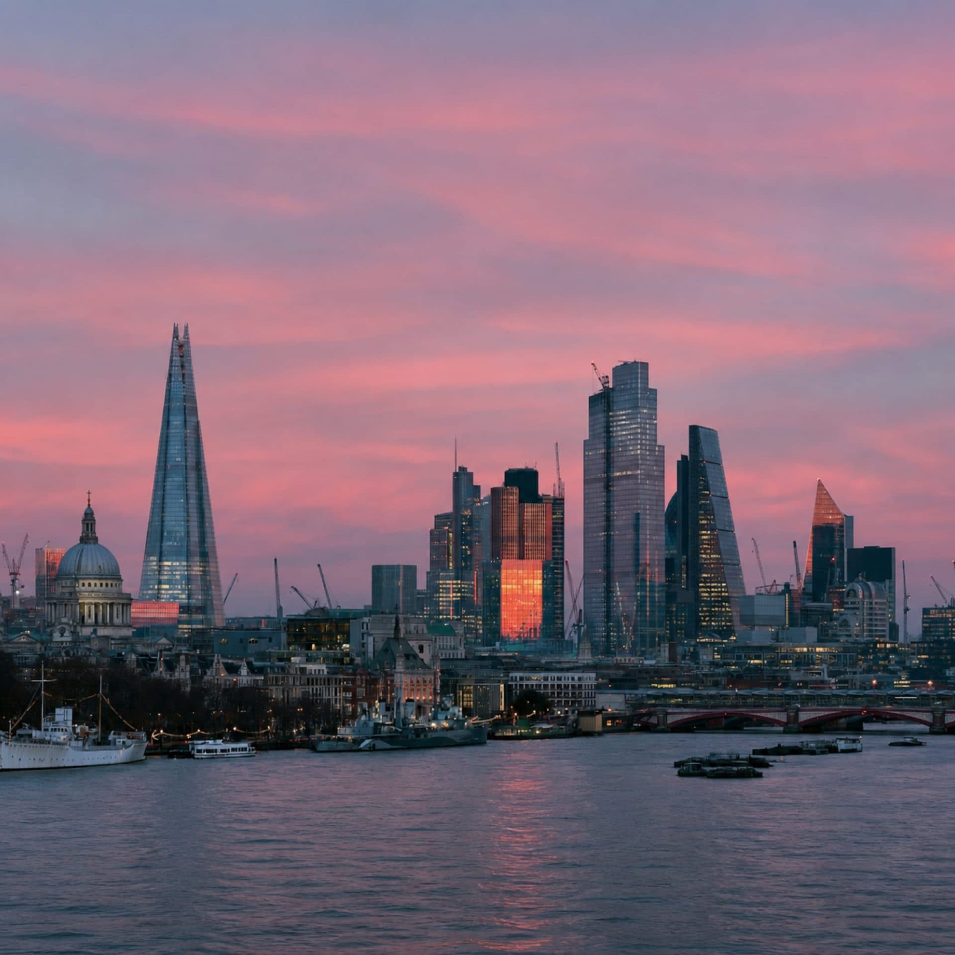 London Sunset Skyline
